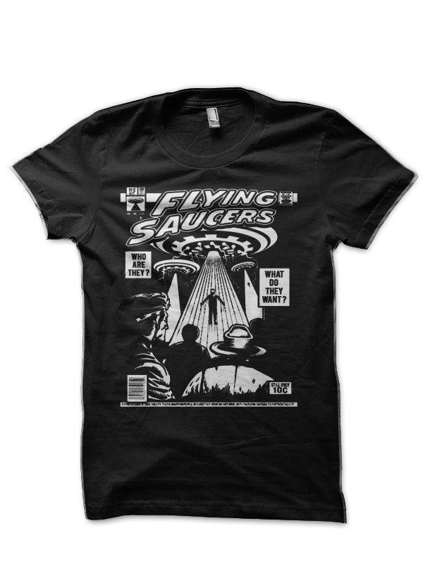 Ufo Black T-Shirt