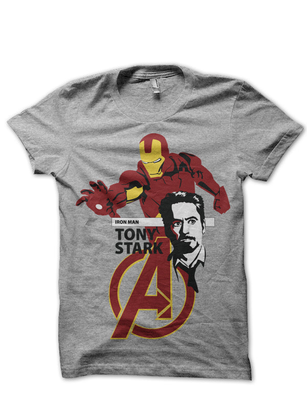 Tony Stark Grey Tee