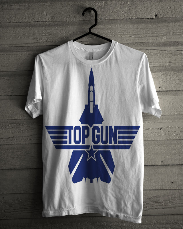 TOP Gun White Tee