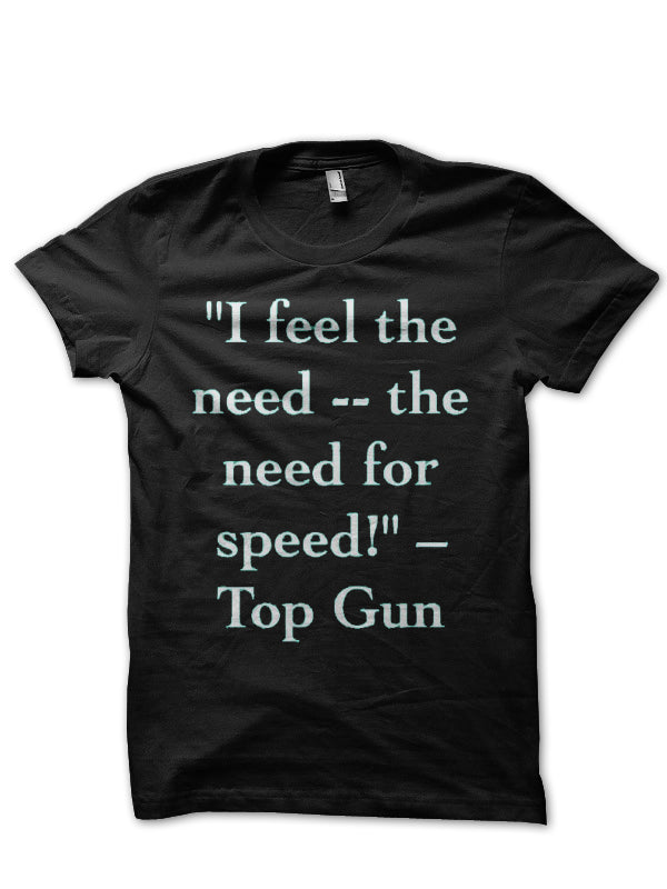 Top Gun The Need For Speed Half Sleeve T-Shirt