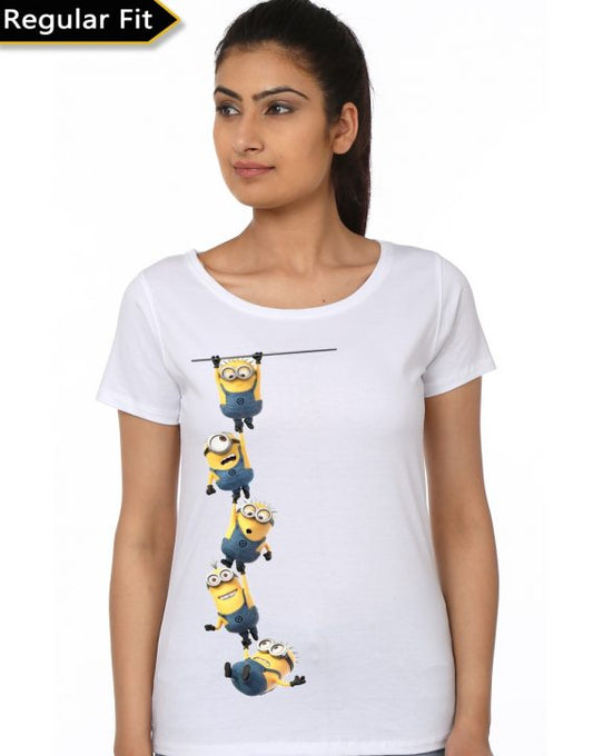 Minion White Girl’s T-Shirt