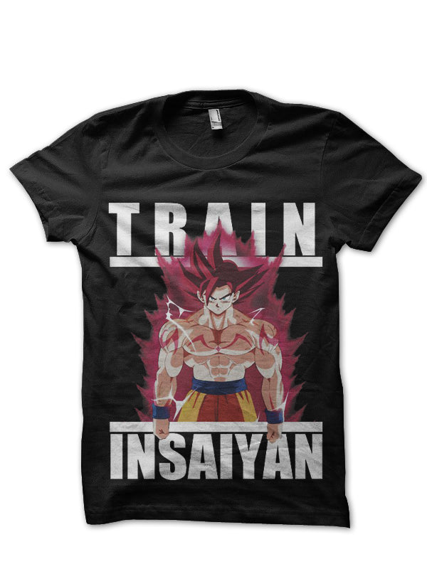 Train Insaiyan Black Tee