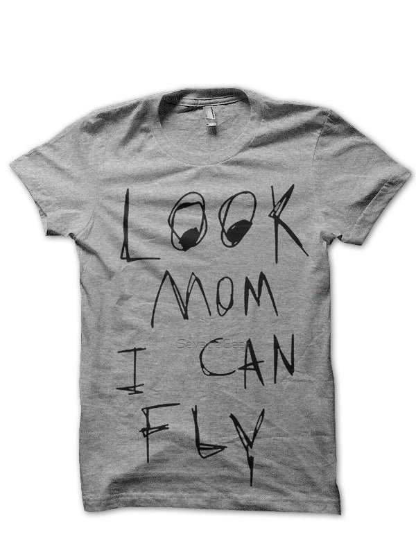 Travis Scott Look Mom Grey T-Shirt
