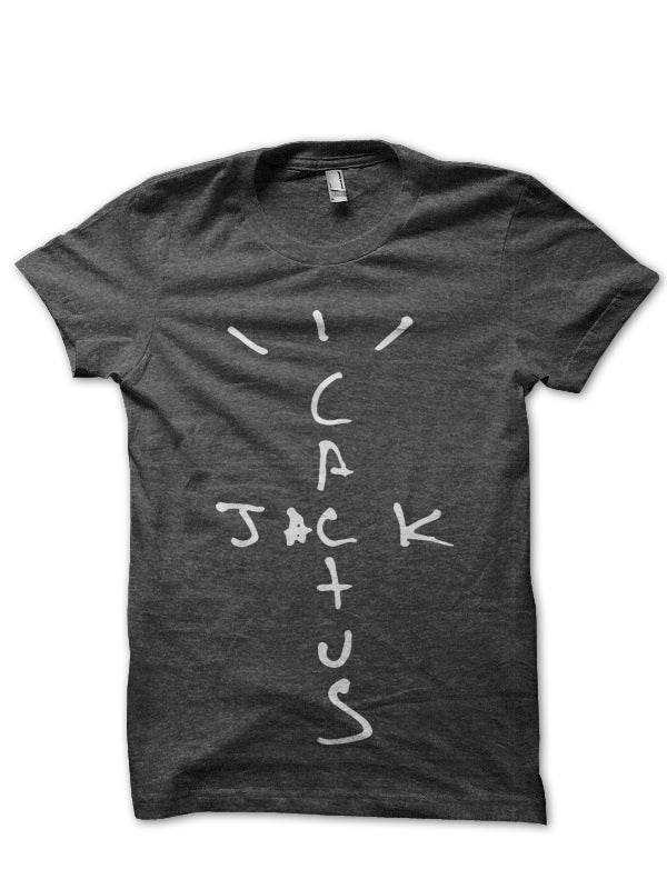 Travis Scott Cactus Jack Charcoal Grey T-Shirt