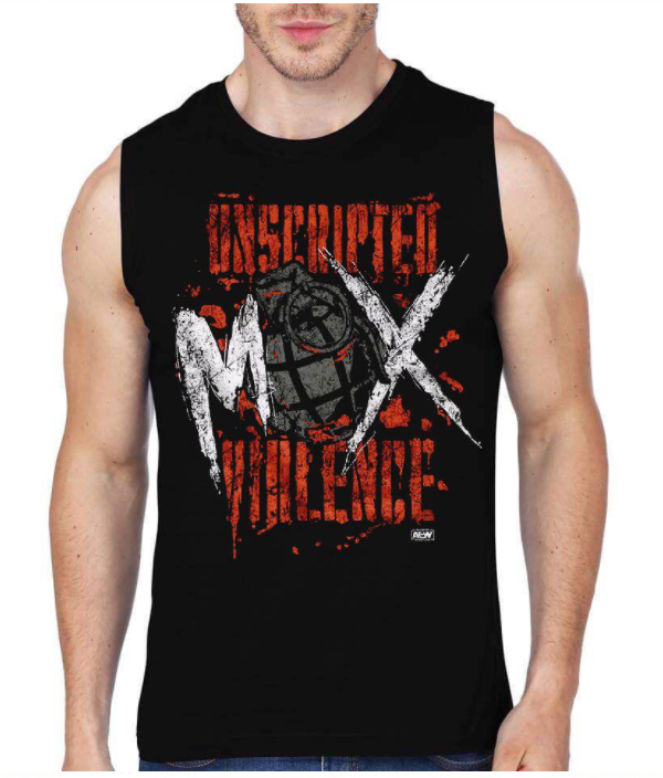 AEW Unscripted Mox Violence Gym Sleeveless T-Shirt