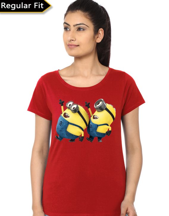 Minion Girl’s Red T-Shirt