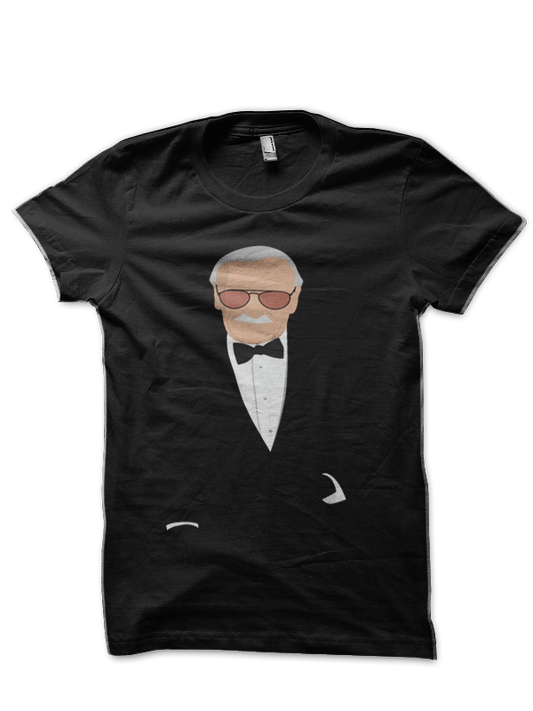 Stan Lee Black T-Shirt