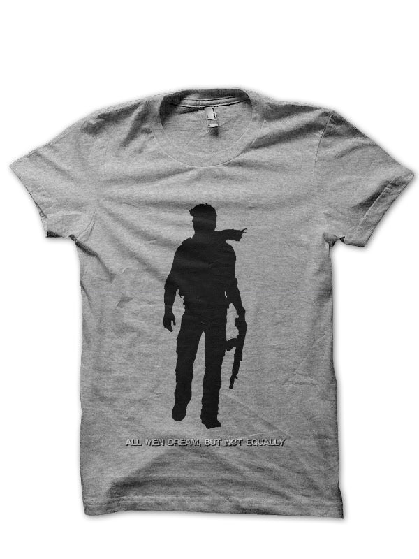 Uncharted 4 Grey Tee