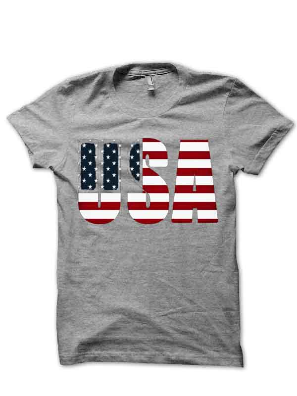 USA Grey Tee