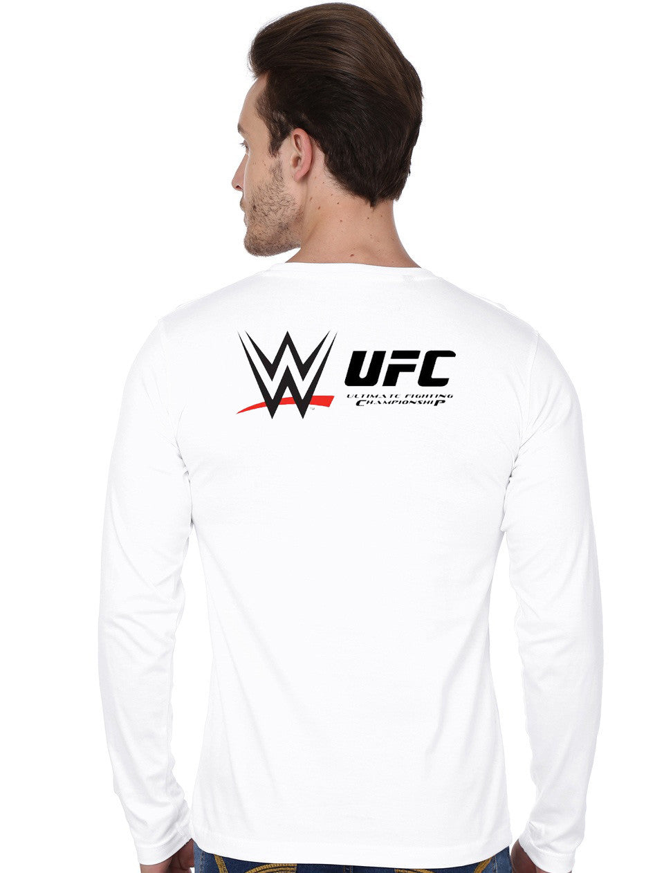 Ultimate Warrior White Full Sleeve T-Shirt