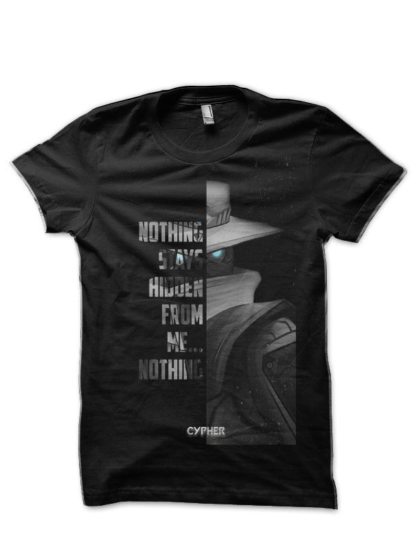 Valorant Cypher Black T-Shirt