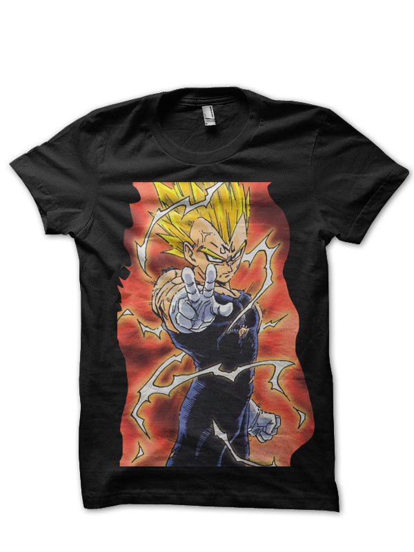 Vegeta Black Tee ( White Available)