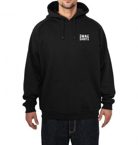 Vintage Black Hooded Sweatshirt
