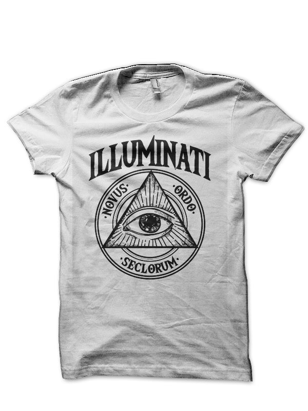 Illuminate Half Sleeve Black T-Shirt