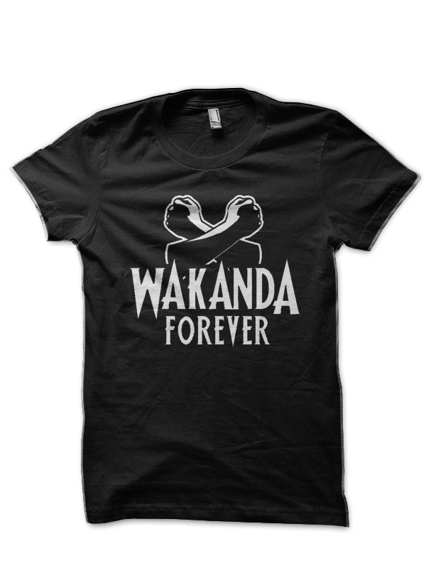 Black Panther Wakanda Forever Salute T-Shirt