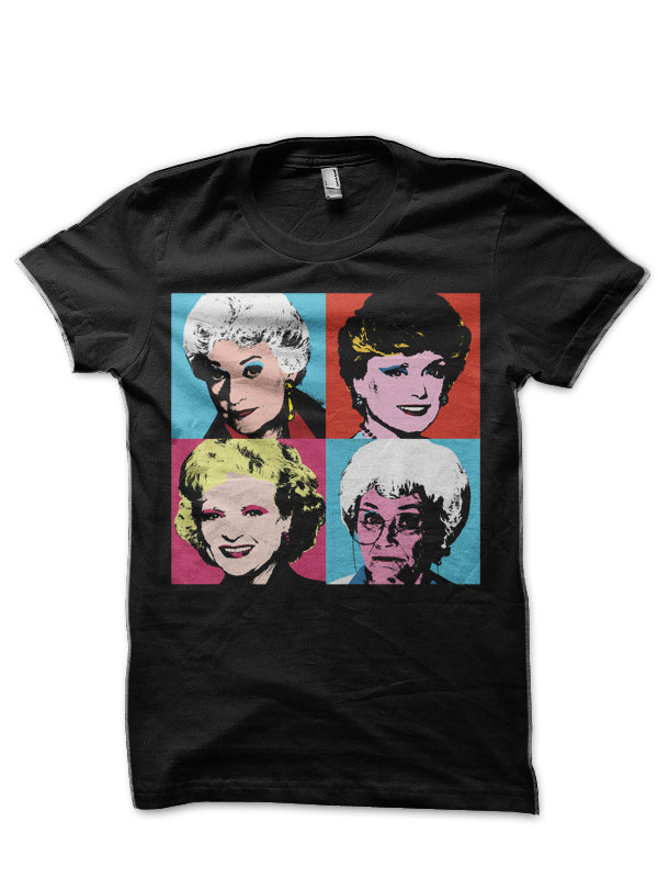 Golden Warhol Black T-Shirt