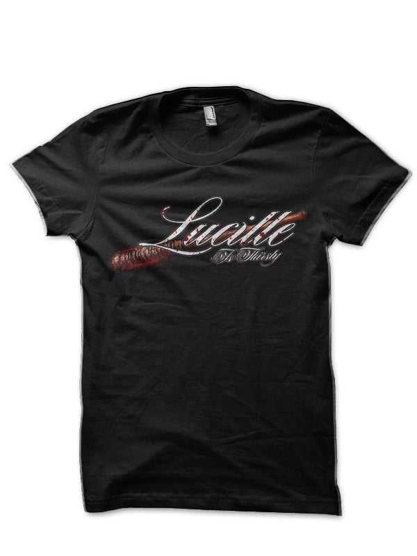 Lucille Is Thirsty Black T-Shirt