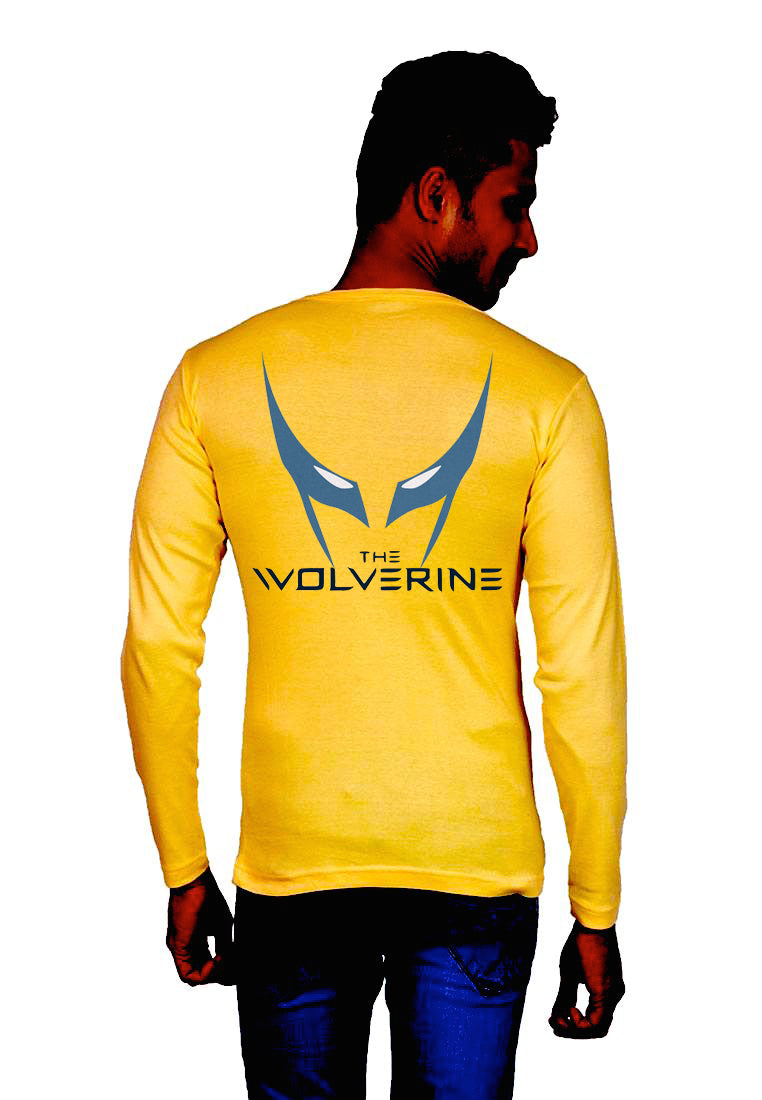 Wolverine Yellow Full Sleeve Tee