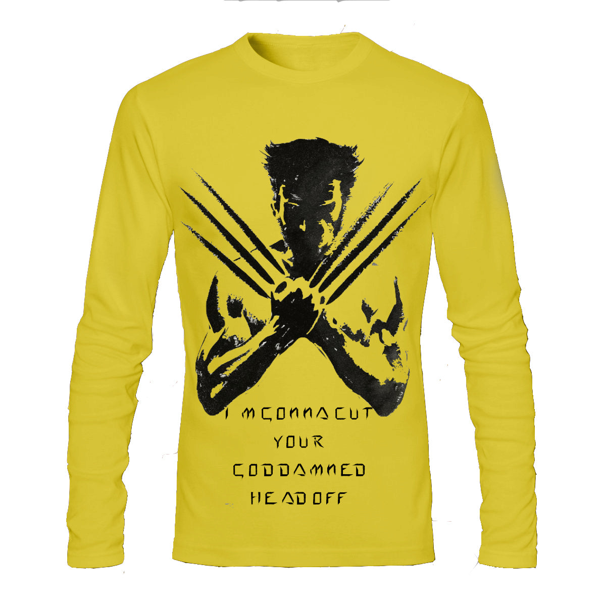Wolverine Yellow Full Sleeve Tee