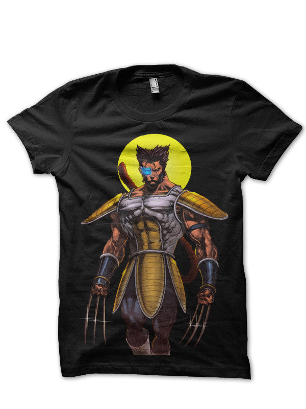 Wolverine Saiyan DBZ X-Men Fusion T-Shirt