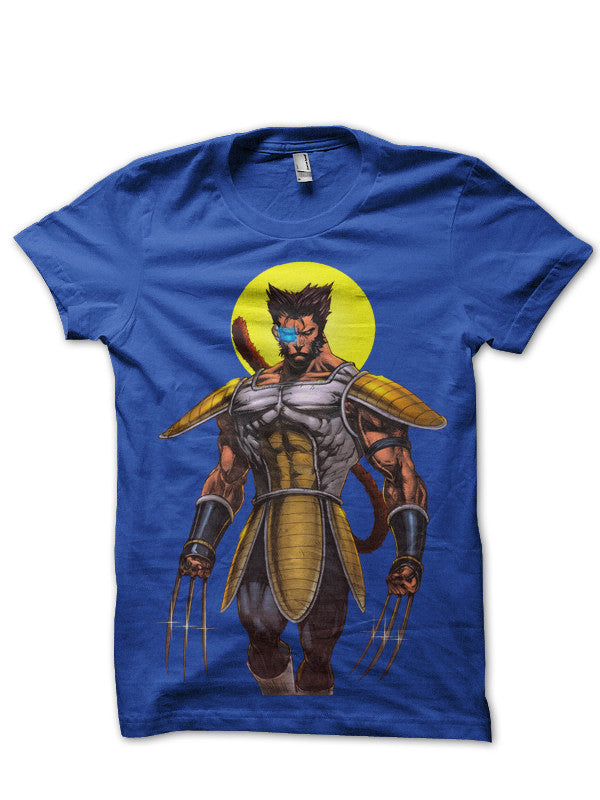 Wolverine Saiyan DBZ X-Men Fusion T-Shirt