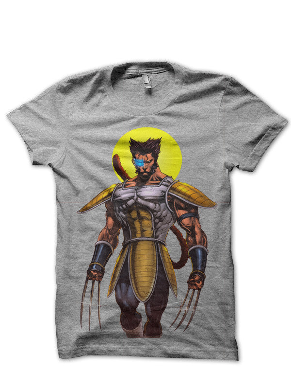 Wolverine Saiyan DBZ X-Men Fusion T-Shirt