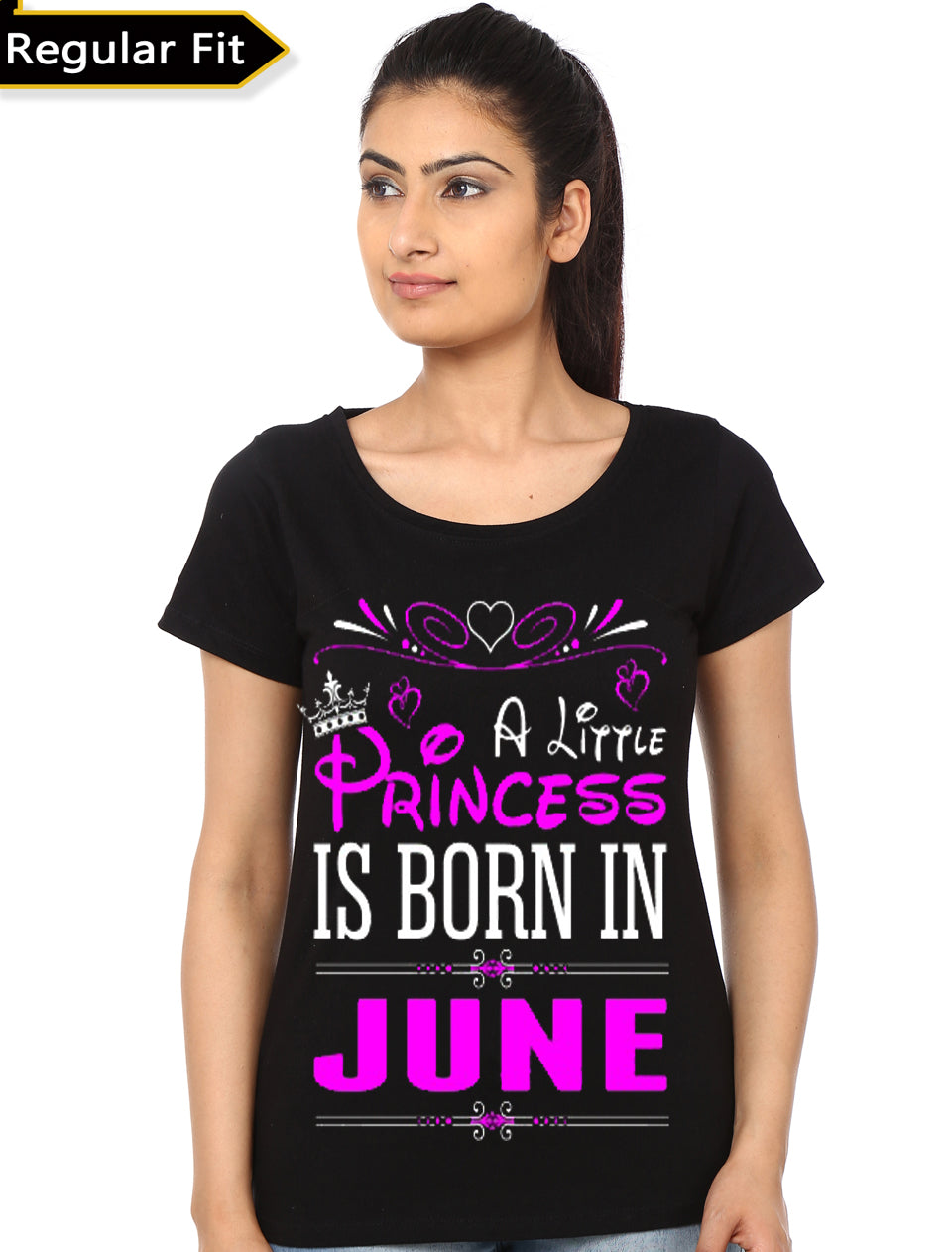 A Little Princess Is Born In June T-Shirt